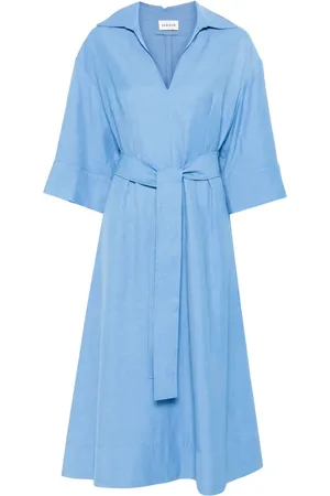 P.A.R.O.S.H. Vestido midi con diseño pliegues