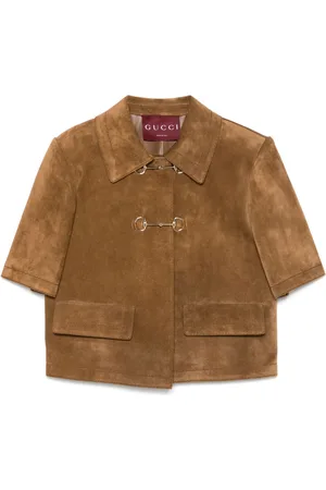Gucci Chamarra de gamuza