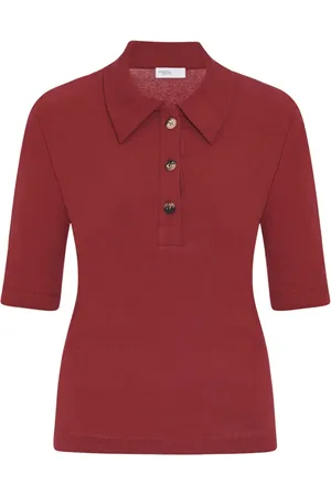 ROSETTA GETTY Playera tipo polo con botones