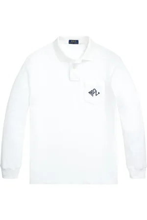 Ralph Lauren Playera tipo polo con logo bordado
