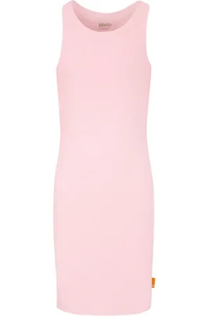 Molo Vestido midi con etiqueta del logo