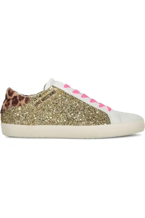 Moschino Tenis con detalles glitter