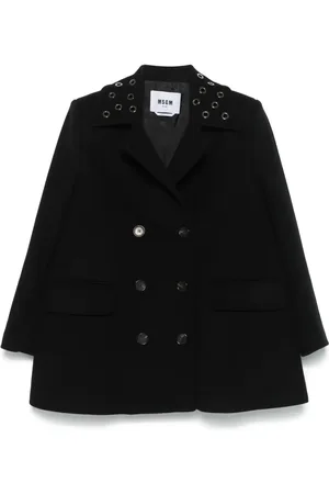 Msgm Abrigo con detalle de ojales