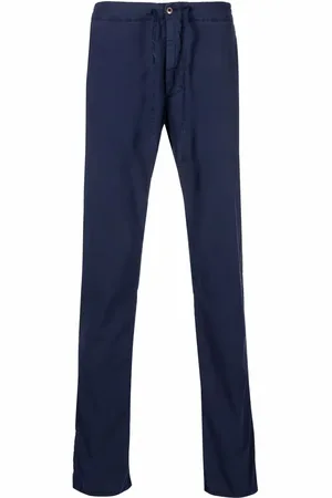 Incotex Pantalones slim con cordón en pretina