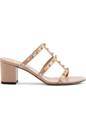 VALENTINO GARAVANI Sandalias Rockstud con tacón de 60mm y apliques