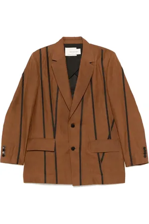 Feng Chen Wang Blazer con detalle de rayas
