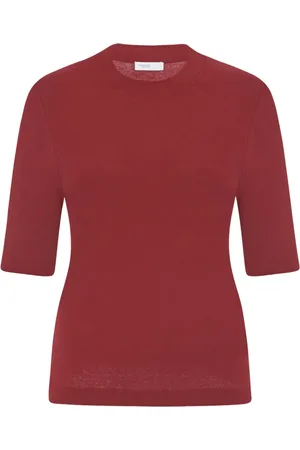 ROSETTA GETTY Playera con cuello redondo