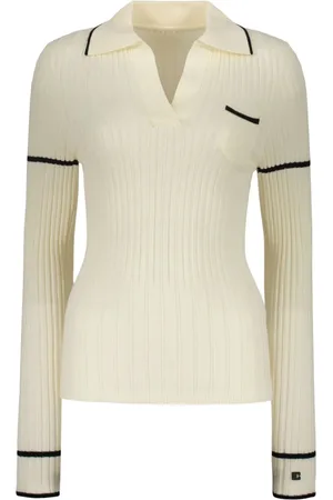 Low Classic Playera tipo polo tejida de canalé