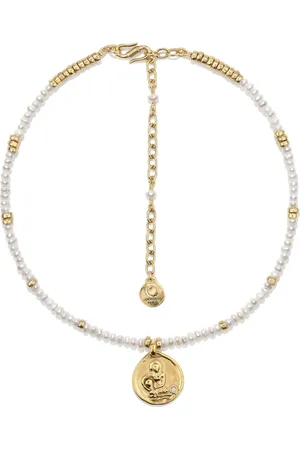Goossens Collar Astro Aquarius Pearls