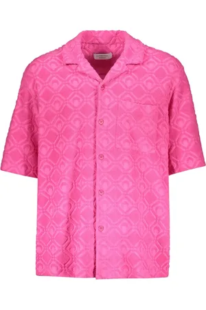Marine Serre Camisa con motivo en jacquard