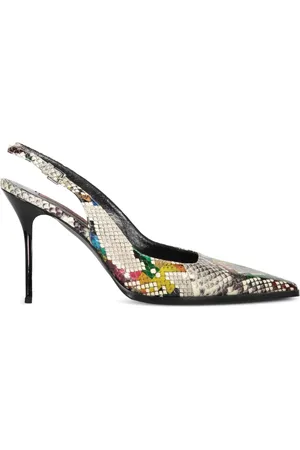 Missoni Zapatillas con estampado de piel de pitón y tacón de 100mm