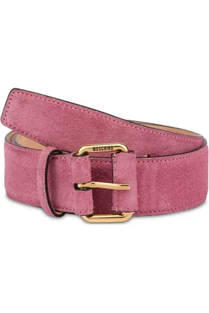 Moschino Cinturón de gamuza con hebilla