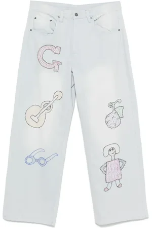Glass Cypress Jeans bordados