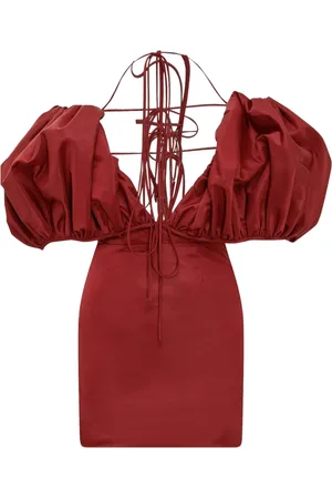 LAQUAN SMITH Vestido midi con mangas farol