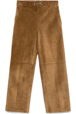 Gucci Pantalones con detalle Horsebit