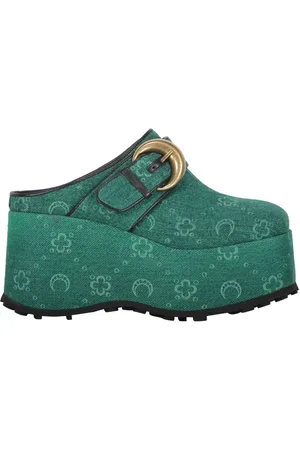 Marine Serre Leather mules