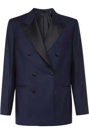 BRIONI Blazer con solapas en satén