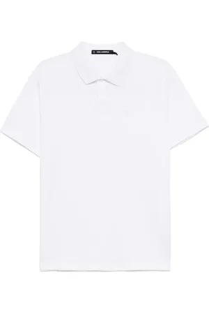 Karl Lagerfeld Playera tipo polo Kameo Logo Pique