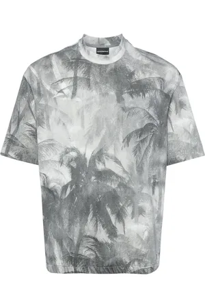 Emporio Armani Playera con palmeras estampadas