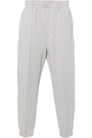 Emporio Armani Pantalones tapered con costuras en relieve