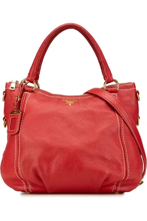 Prada Tote Vitello Daino Zip Top Convertible 2000-2024