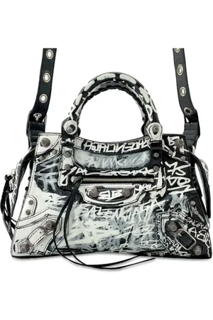 Balenciaga 2000-2024 Lambskin Motocross Graffiti Neo Cagole XS satchel