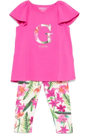 Guess Set de pantalones con logo bordado