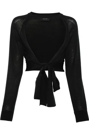 Simone Rocha Top corto con aberturas