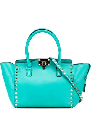 VALENTINO GARAVANI Bolsa satchel Small Leather Rockstud Trapeze 2000-2024