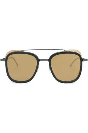 Thom Browne Lentes de sol con armazón cuadrada