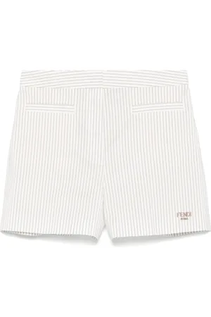 Fendi Shorts con motivo de rayas