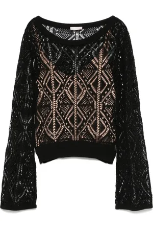 Liu Jo Top tejido de crochet