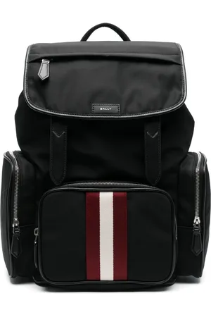Bally Mochila con motivo de rayas