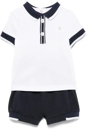 PATACHOU Set de shorts y playera tipo polo