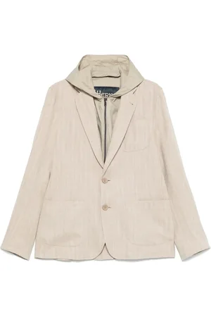 HERNO Blazer con capucha a capas