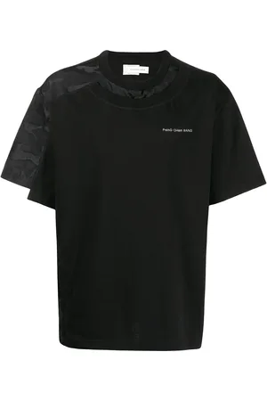 Feng Chen Wang Playera con logo estampado