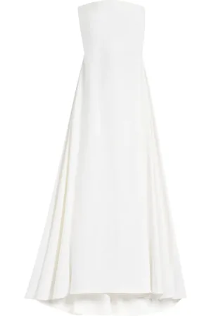 Jacquemus Vestido largo con diseño strapless