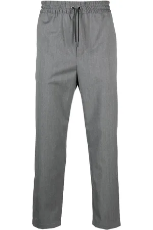 Maison Kitsuné Pantalones con cordones y efecto melange