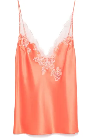 CARINE GILSON Camisón con detalle de encaje