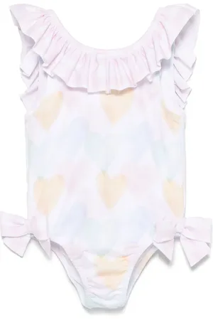 PATACHOU Traje de baño con corazones estampados