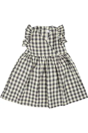 Molo Vestido midi con cuadros estampados