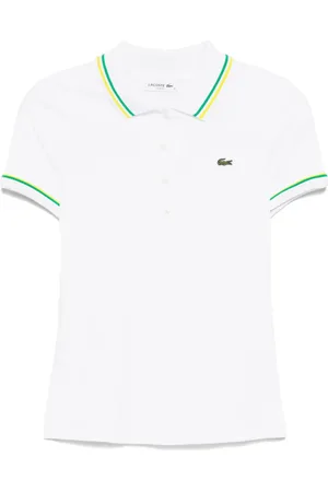 Lacoste Playera tipo polo manga larga