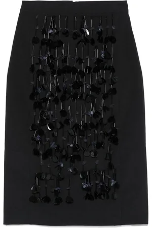Plan C Falda midi Panama