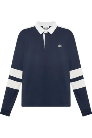 Lacoste Playera tipo polo manga larga