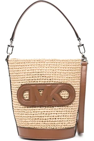 Michael Kors Bolsa bucket con parche del logo