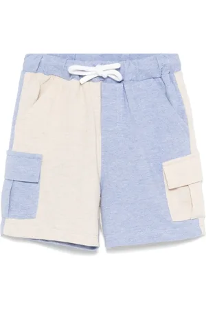 PATACHOU Shorts cargo con diseño color block