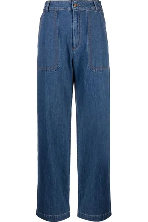 See by Chloé Jeans rectos con tiro alto