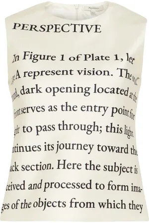 J.W.Anderson Camiseta con texto estampado