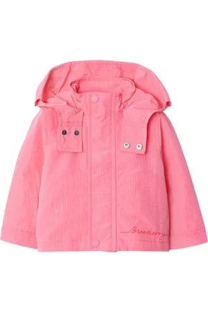 Burberry Chamarra con capucha y logo estampado