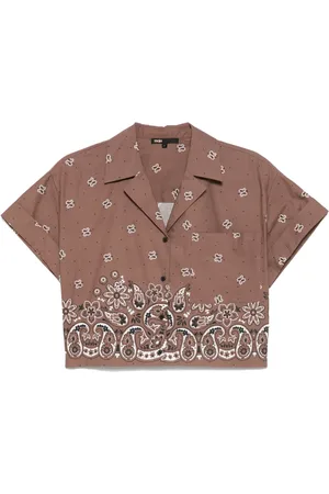 Maje Camisa con estampado de bandana